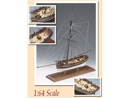 Lady Nelson - art.1100/01 - Amati piani di costruzione